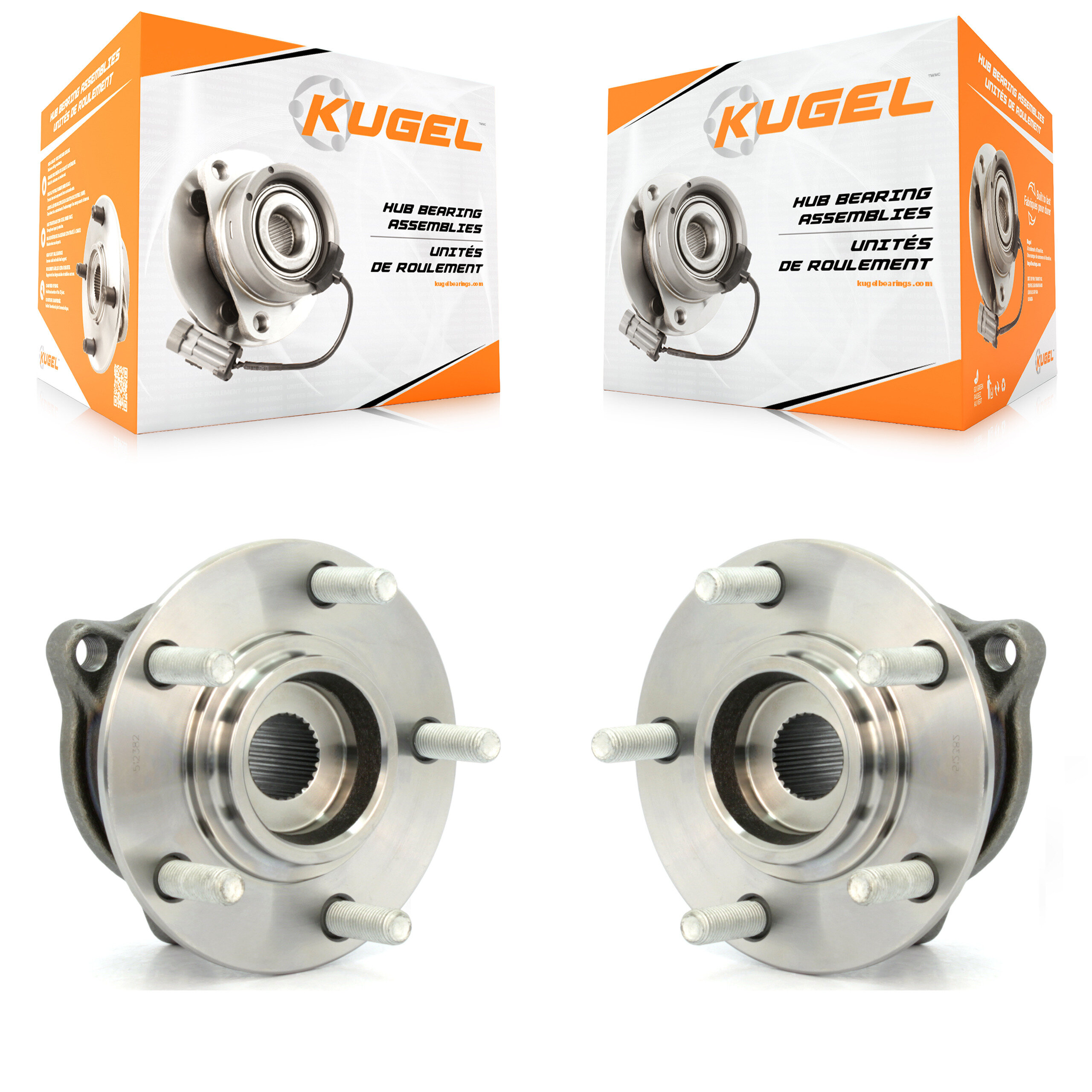 Rear Wheel Bearing And Hub Assembly Pair For Mitsubishi Lancer Outlander Sport K70-100700