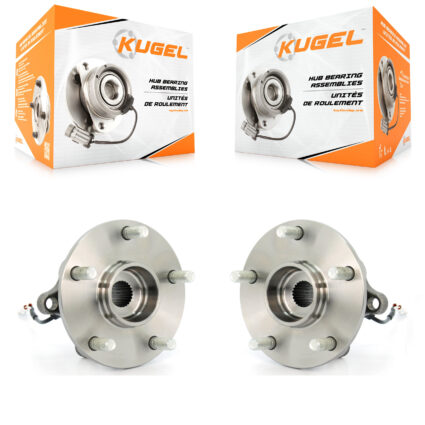 Rear Wheel Bearing And Hub Assembly Pair For 2007-2013 Suzuki SX4 AWD K70-100708