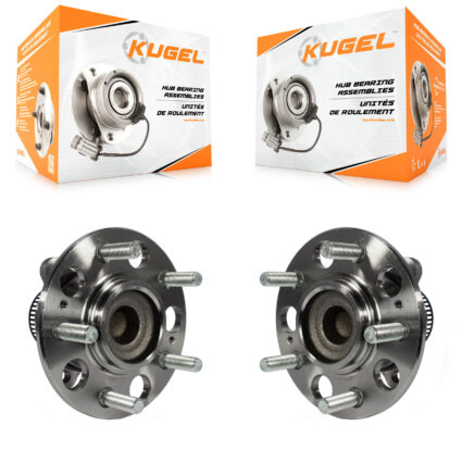 Rear Wheel Bearing And Hub Assembly Pair For 2008-2010 Hyundai Elantra Non-ABS K70-100717