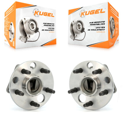 Rear Wheel Bearing Hub Assembly Pair For Pontiac Sunfire Chevrolet Cavalier Sunbird Buick K70-100761