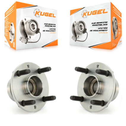 Rear Wheel Bearing And Hub Assembly Pair For Mazda Protege Ford Escort MX-3 323 Mercury K70-100763