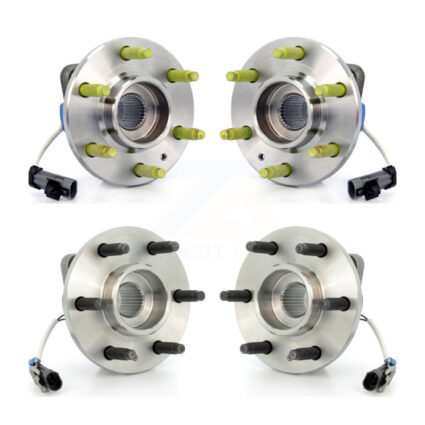 Front Rear Wheel Bearing & Hub Assembly Kit For 2004-2009 Cadillac SRX AWD K70-101200