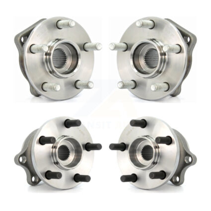 Front Rear Wheel Bearing & Hub Assembly Kit For 2005-2009 Subaru Outback Legacy K70-101216