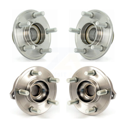 Front Rear Wheel Bearing & Hub Assembly Kit For Dodge Chrysler 300 Charger Challenger K70-101223