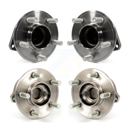Front Rear Wheel Bearing & Hub Assembly Kit For Dodge Chrysler 300 Charger Challenger K70-101280