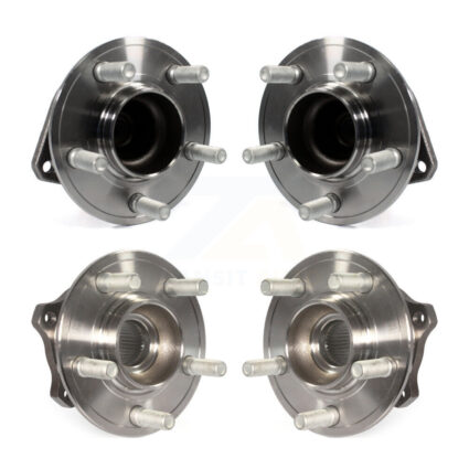 Front Rear Wheel Bearing & Hub Assembly Kit For Dodge Charger Challenger Chrysler 300 K70-101430
