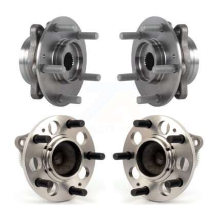 Front Rear Wheel Bearing & Hub Assembly Kit For 2017 Hyundai Elantra GT K70-101471