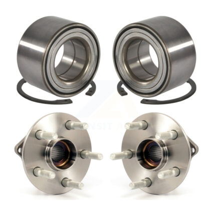 Front Rear Wheel Bearing & Hub Assembly Kit For 2003-2006 Toyota Matrix Pontiac Vibe AWD K70-101604