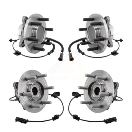 Front Rear Wheel Bearing & Hub Assembly Kit For Ford Expedition Lincoln Navigator RWD K70-101919