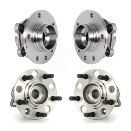 Front Rear Wheel Bearing & Hub Assembly Kit For 2017 Jeep Compass MP body code with 4WD K70-101928