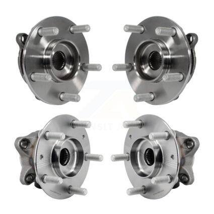 Front Rear Wheel Bearing & Hub Assembly Kit For 2016-2021 Mazda CX-3 AWD K70-101930
