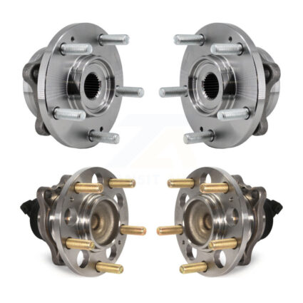 Front Rear Wheel Bearing & Hub Assembly Kit For 2017-2019 Kia Soul K70-101931
