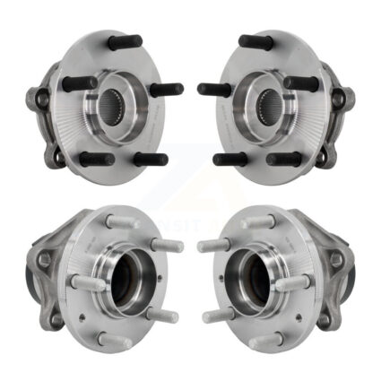 Front Rear Wheel Bearing & Hub Assembly Kit For 2016-2021 Mazda CX-9 FWD K70-102030