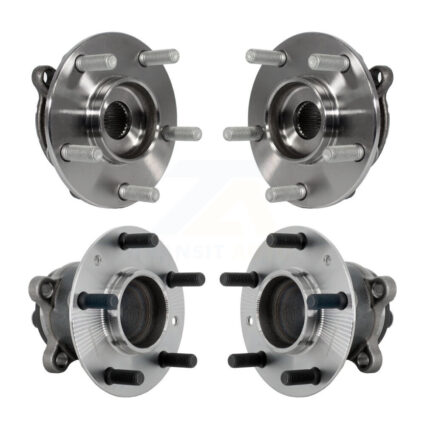 Front Rear Wheel Bearing & Hub Assembly Kit For 2016-2021 Mazda CX-3 FWD K70-102047
