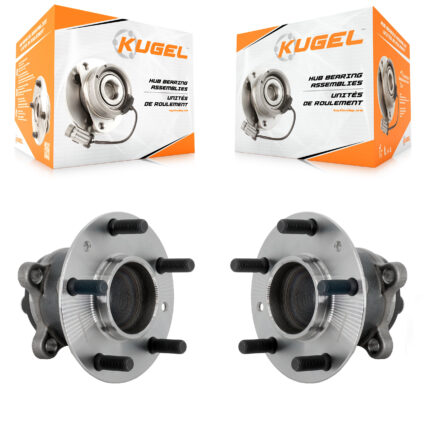 Rear Wheel Bearing And Hub Assembly Pair For 2016-2021 Mazda CX-3 FWD K70-102111