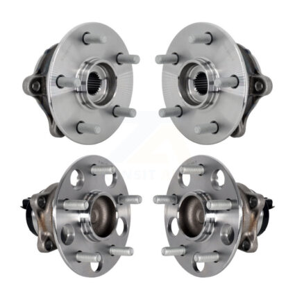 Front Rear Wheel Bearing & Hub Assembly Kit For 2019-2020 Toyota RAV4 FWD with GAS engine K70-102169