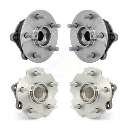 Front Rear Wheel Bearing & Hub Assembly Kit For 2019-2020 Toyota RAV4 FWD with GAS engine K70-102171
