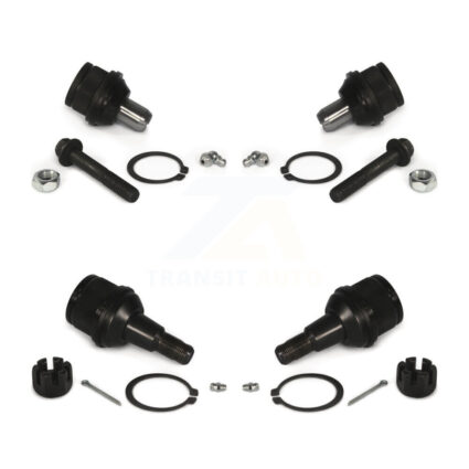 Front Lower & Upper Ball Joints Kit For Ford E-350 Super Duty E-250 E-450 E-150 Econoline K72-100729