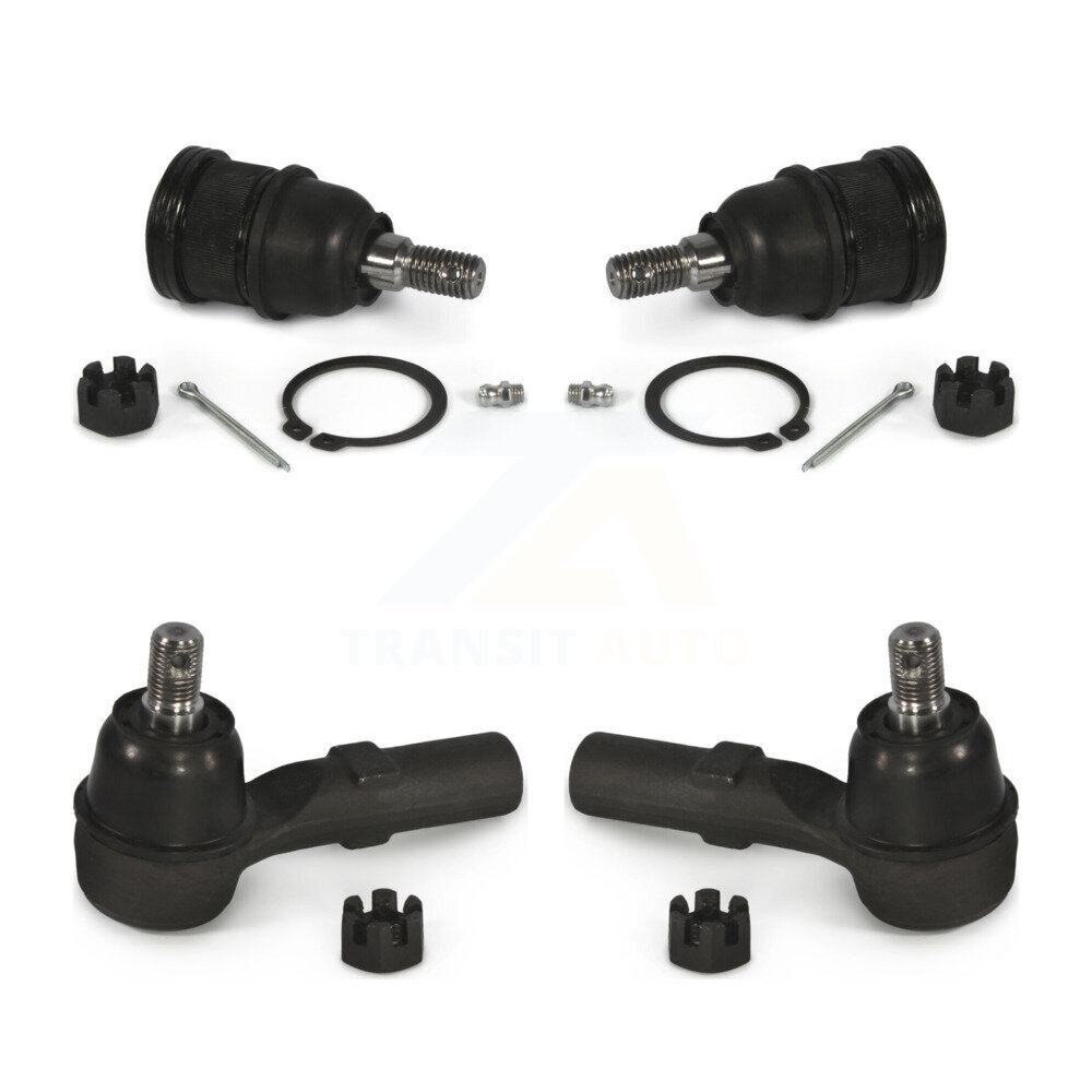 Front Ball Joint & Tie Rod End Kit For 2011-2017 Honda Odyssey With Cast Iron Control Arm K72-101202