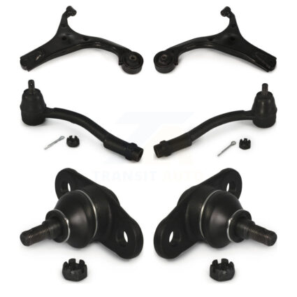 Front Suspension Control Arm With Tie Rod End And Ball Joint Kit (6Pc) For Hyundai Accent K72-101283