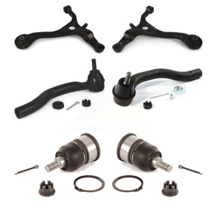 Front Suspension Control Arm Tie Rod End Ball Joint Kit (6Pc) For Honda Accord Acura TSX K72-101285