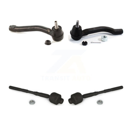 Front Outer & Inner Steering Tie Rod End Kit For Nissan Rogue Select K72-101418