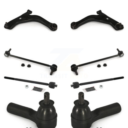 Front Suspension Control Arm Ball Joint Tie Rod End Link Kit (8Pc) For Ford Escape Mazda K72-101525