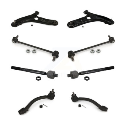 Front Suspension Control Arm Ball Joint Tie Rod End Link Kit (8Pc) For Hyundai Elantra GT K72-101532