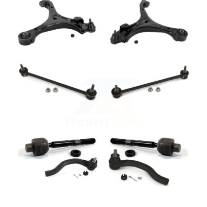 Front Suspension Control Arm Ball Joint Tie Rod End Link Kit (8Pc) For Honda Civic Acura K72-101536