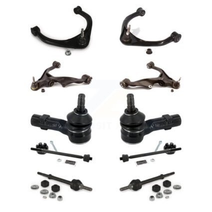 Front Left Right Lower Upper Control Arms Ball Joints Tie Rods Link Sway Bar Kit (10Pc) For K72-1016