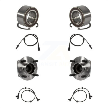 Front Rear Wheel Bearing & ABS Sensor Kit For 2011 Ford Fiesta To 01 11 with Harness K7S-101764