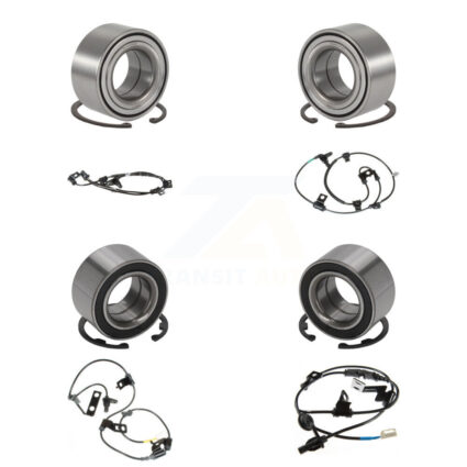 Front Rear Wheel Bearing Sensor Kit (8Pc) For Kia Sportage AWD with 2.4L/2.0L 4-Wheel ABS K7S-102781