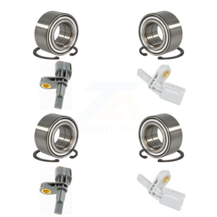 Front Rear Wheel Bearing Sensor Kit (8Pc) For Porsche Cayenne Volkswagen Touareg Audi Q7 K7S-102784