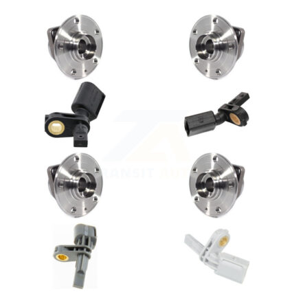 Front Rear Wheel Hub Bearing Sensor Kit (8Pc) For Volkswagen Tiguan Audi Q3 Arteon TT RS K7S-102802