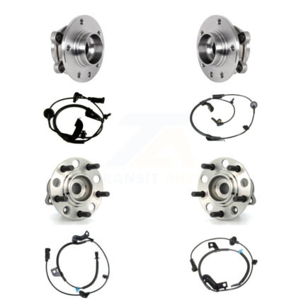 Front Rear Wheel Hub Bearing And ABS Sensor Kit (8Pc) For Jeep Compass K7S-102817