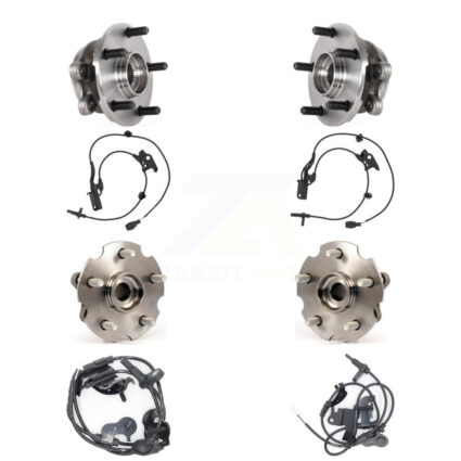 Front Rear Wheel Hub Bearing And ABS Sensor Kit (8Pc) For Lexus NX300 NX200t NX300h K7S-102818