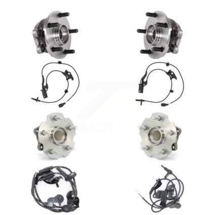 Front Rear Wheel Hub Bearing And Extra ABS Sensor Kit (8Pc) For Lexus NX200t NX300 NX300h K7S-102819