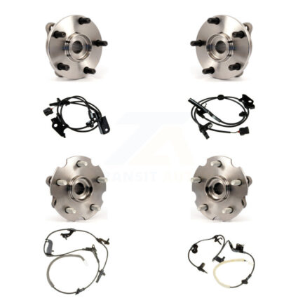Front Rear Wheel Hub Bearing And ABS Sensor Kit (8Pc) For Toyota RAV4 with Harness K7S-102820