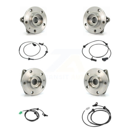 Front Rear Wheel Hub Bearing ABS Sensor Kit (8Pc) For Volvo S60 XC70 V70 S80 with Harness K7S-102874