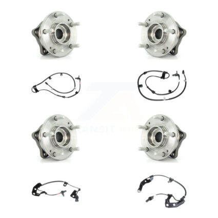 Front Rear Wheel Hub Bearing ABS Sensor Kit (8Pc) For Hyundai Santa Fe Sport Kia Sorento K7S-102884
