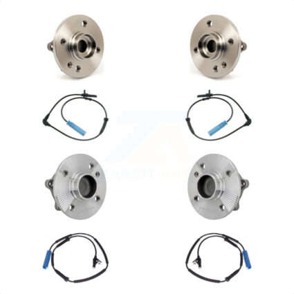 Front Rear Wheel Hub Bearing & Sensor Kit For 2007-2015 Mini Cooper 1.6L with 4-Wheel ABS K7S-102927