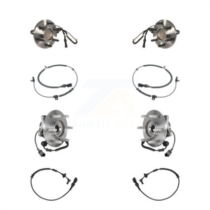 Front Rear Wheel Hub Bearing Extra Sensor Kit For 2010 Ford Expedition Lincoln Navigator K7S-102936