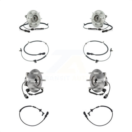 Front Rear Wheel Hub Bearing Extra Sensor Kit For 2010 Ford Expedition Lincoln Navigator K7S-102937