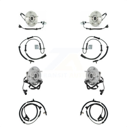 Front Rear Wheel Hub Bearing Extra ABS Sensor Kit For Dodge Grand Caravan Chrysler Town & K7S-102940