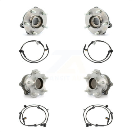 Front Rear Wheel Hub Bearing And ABS Sensor Kit For Nissan Altima Maxima K7S-102946