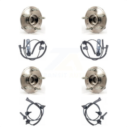 Front Rear Wheel Hub Bearing And ABS Sensor Kit For Cadillac CTS with Harness K7S-102951