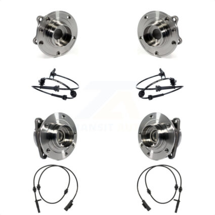 Front Rear Wheel Hub Bearing And ABS Sensor Kit For Chrysler 200 K7S-102955