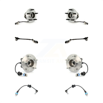 Front Rear Wheel Hub Bearing & Extra Sensor Kit For Saturn Vue Chevrolet Equinox Pontiac K7S-102964