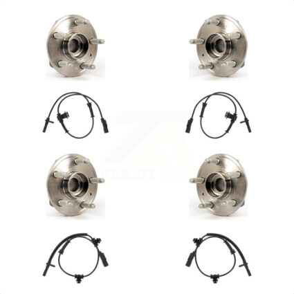 Front Rear Wheel Hub Bearing And ABS Sensor Kit For Chevrolet Camaro with Harness K7S-102968