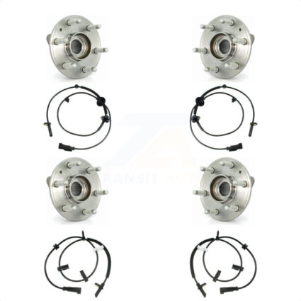 Front Rear Wheel Hub Bearing & Sensor Kit For GMC Acadia Buick Enclave Chevrolet Traverse K7S-102976